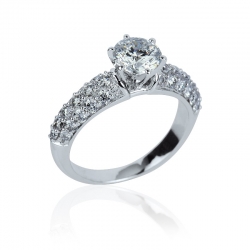 Zásnubní prsten s brilianty - luxury premium