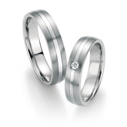 Elegantní snubní prsteny z chirurgické oceli