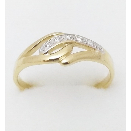 Dámský zlatý prsten velikost 64
