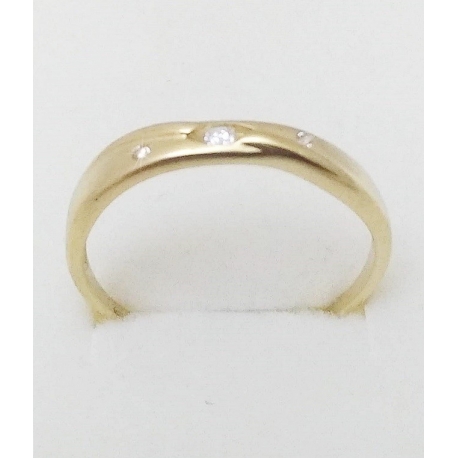 Dámský zlatý prsten velikost 64