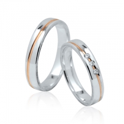 Romantik luxusní masivní prsteny