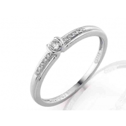 Zásnubní prsten s briliantem-Elegant briliant