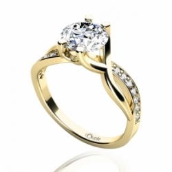 Zásnubní prsten se zirkonem - Elegant soliter