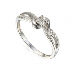 Luxusní zásnubní prsten s brilianty-56