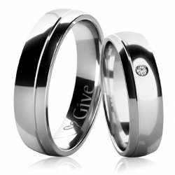 Snubní prsteny FOR LIFE akční cena za pár