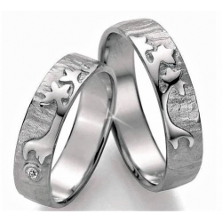 Stříbrné snubní prsteny SILVER EXCLUSIV - Lebensbaum